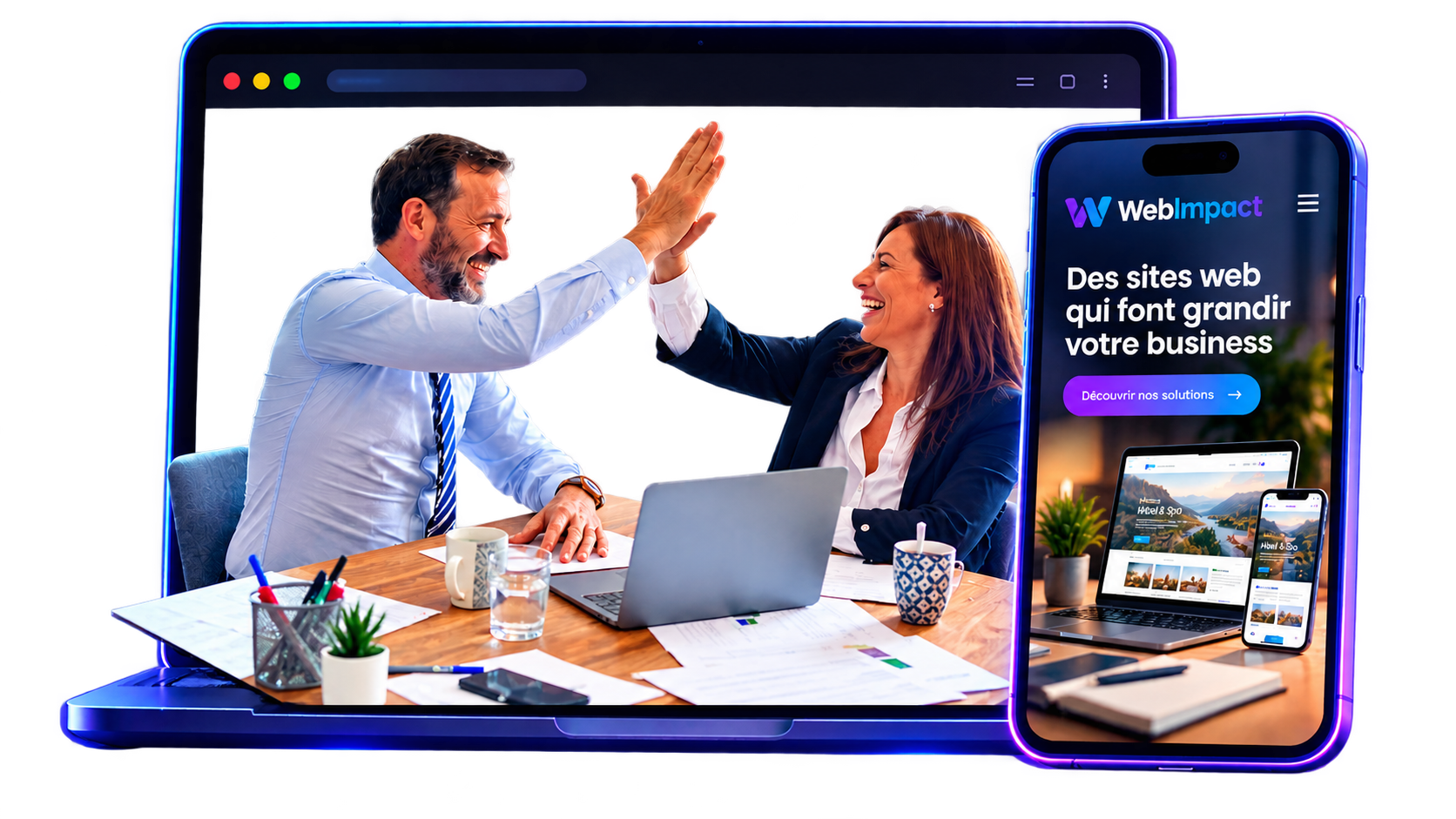 WebImpact : création de sites web modernes et adaptés aux mobiles